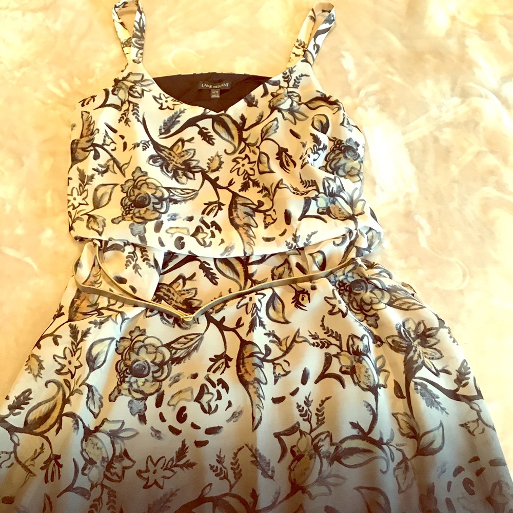 Lane Bryant Floral Ombré Dress